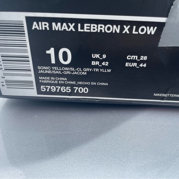 Lebron X Low Sonic - Picture 3 of 3